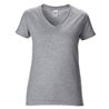 Womens Premium Cotton Vneck Tshirt