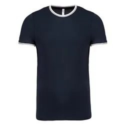Piqu Knit Crew Neck Tshirt