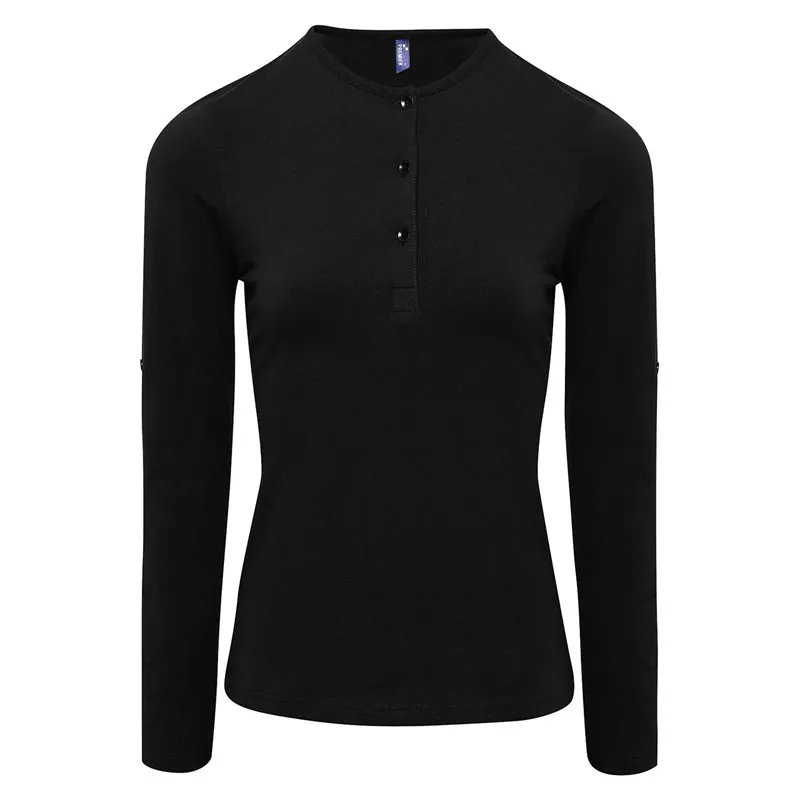 Womens Long John Rollsleeve Tee
