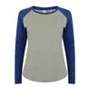 Womens Long Sleeve Baseball Tshirt