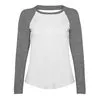 Womens Long Sleeve Baseball Tshirt