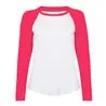 Womens Long Sleeve Baseball Tshirt