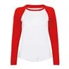 Womens Long Sleeve Baseball Tshirt