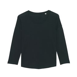 Womens Stella Waver Slub Womens Sleeve Dropped Shoulder Tshirt Sttw114