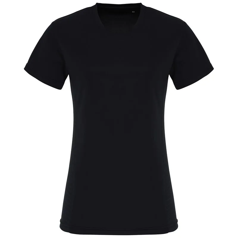 Womens Tridri Embossed Panel Tshirt
