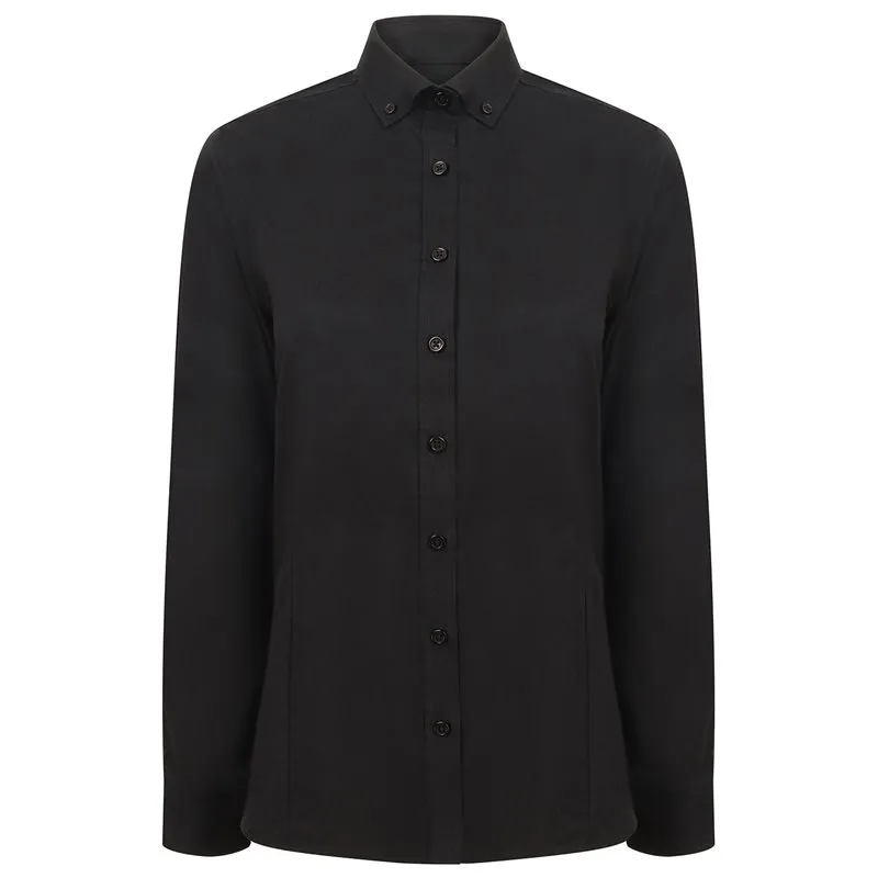Womens Modern Long Sleeve Oxford Shirt Womens Modern Long Sleeve Oxford Shirt