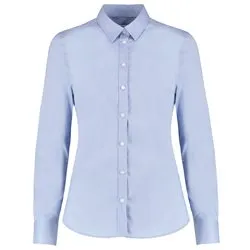 Womens Stretch Oxford Shirt Longsleeved Tailored Fit