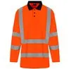 High Visibility Long Sleeve Polo