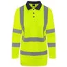 High Visibility Long Sleeve Polo