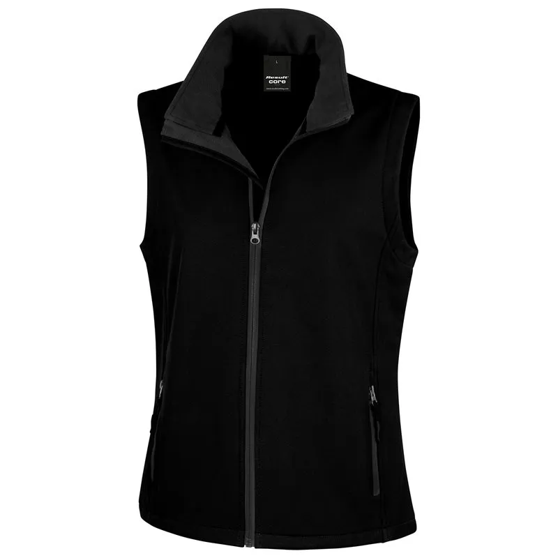 Womens Printable Softshell Bodywarmer Womens Printable Softshell Bodywarmer