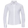 Womens Long Sleeve Polycotton Easycare Fitted Poplin Shirt