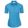 Womens Short Sleeve Polycotton Easycare Poplin Shirt