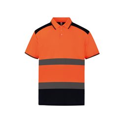 Hivis Twotone Polo Shirt Hvj220