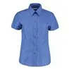 Womens Workplace Oxford Blouse Shortsleeved Tailored Fit