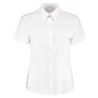 Womens Workplace Oxford Blouse Shortsleeved Tailored Fit