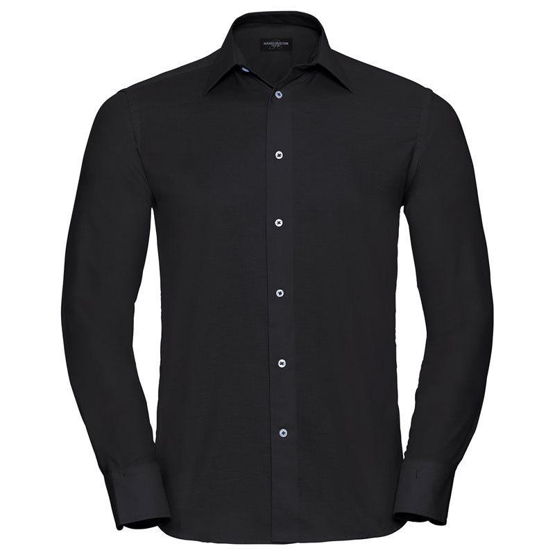 Long Sleeve Easycare Tailored Oxford Shirt