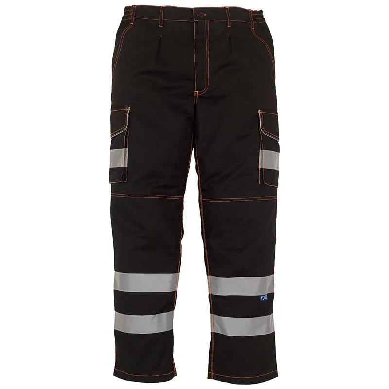 Hivis Polycotton Cargo Trousers With Knee Pad Pockets Hv018T3M Hivis Polycotton Cargo Trousers With Knee Pad Pockets Hv018T3M