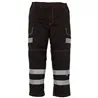 Hivis Polycotton Cargo Trousers With Knee Pad Pockets Hv018T3M