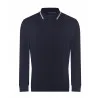Long Sleeve Tipped 100 Polo