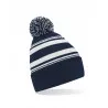 Striped Fan Beanie