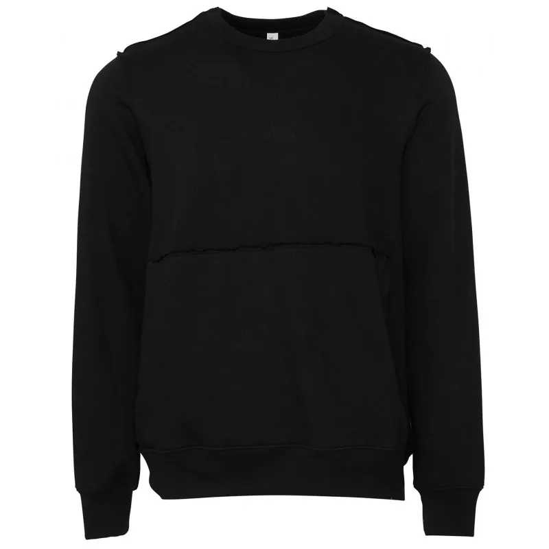 Unisex Raw-Seam Crew Pullover Unisex Raw-Seam Crew Pullover