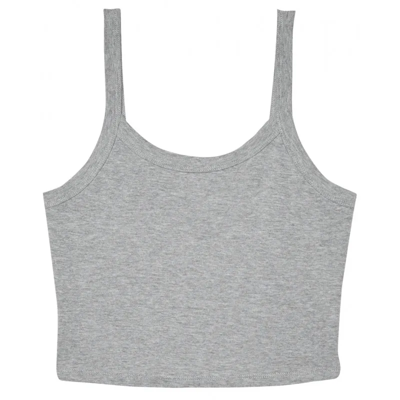 Womenís Micro Rib Spaghetti Strap Tank