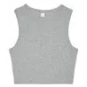 Womenís Micro Rib Muscle Crop Tank