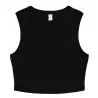 Womenís Micro Rib Muscle Crop Tank