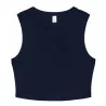 Womenís Micro Rib Muscle Crop Tank