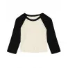 Womenís Micro Rib 3/4 Raglan Baby T-Shirt