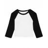 Womenís Micro Rib 3/4 Raglan Baby T-Shirt