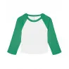 Womenís Micro Rib 3/4 Raglan Baby T-Shirt