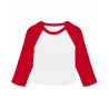 Womenís Micro Rib 3/4 Raglan Baby T-Shirt