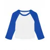 Womenís Micro Rib 3/4 Raglan Baby T-Shirt