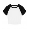 Womenís Micro Rib Raglan Baby T-Shirt