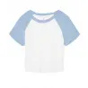 Womenís Micro Rib Raglan Baby T-Shirt