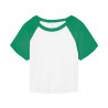 Womenís Micro Rib Raglan Baby T-Shirt