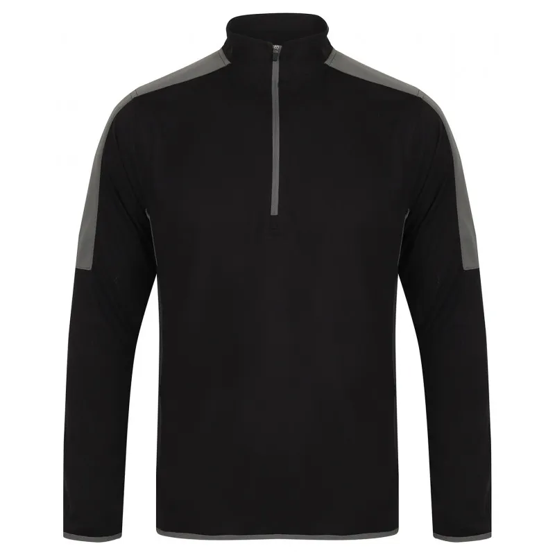 º Zip Mid-Layer With Contrast Panelling º Zip Mid-Layer With Contrast Panelling