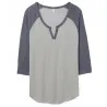 Outfield 3/4 Sleeve Vintage 50/50 T-Shirt