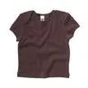 Short Sleeve Baby Rib Tshirt