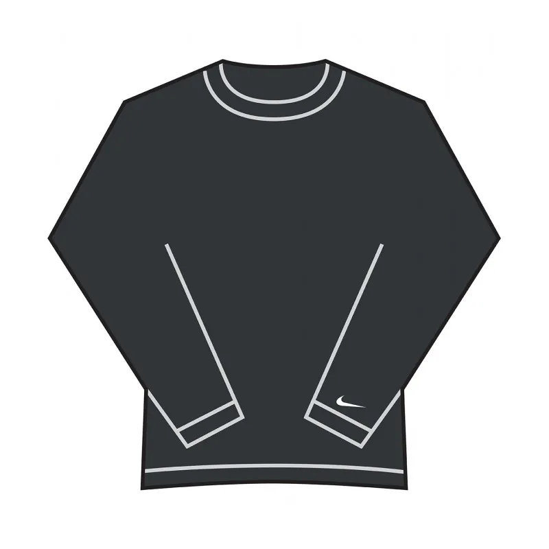 Nike Dri-Fit Tour Crew Quilted Top