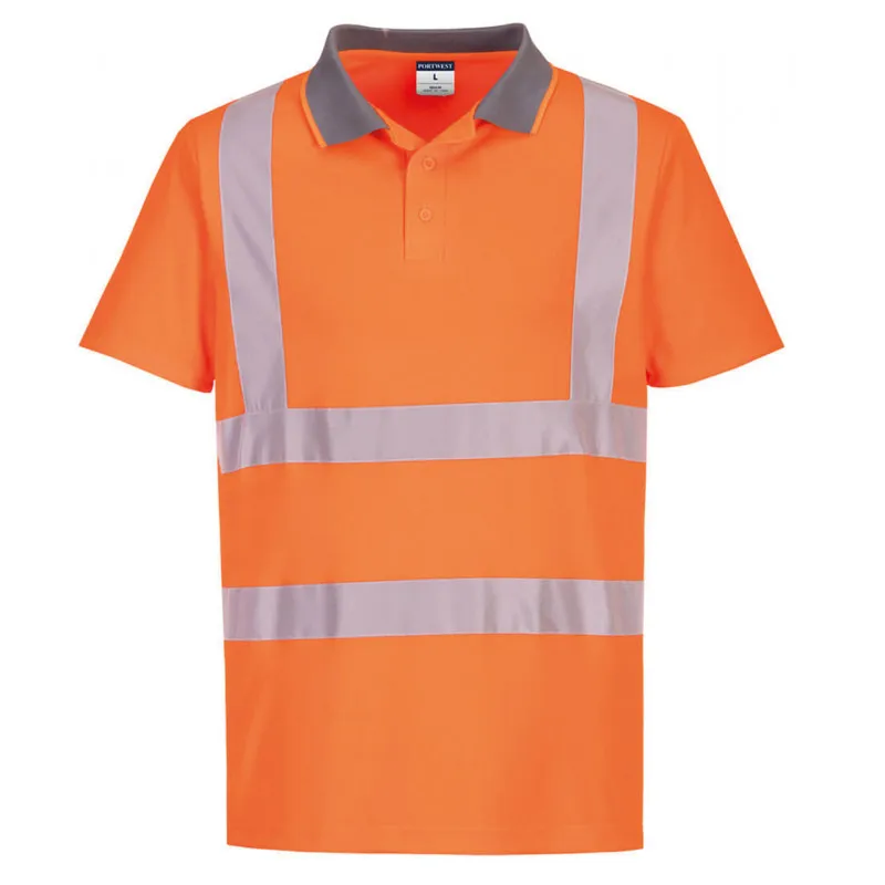 Eco Hi-Vis Short Sleeve Polo (Ec10) Eco Hi-Vis Short Sleeve Polo (Ec10)