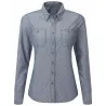 Womenís Chambray Shirt, Organic And Fairtrade Certified