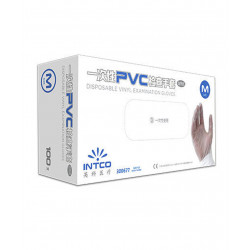 Medical Vinyl Examination Gloves Clear (Pack Of 100)