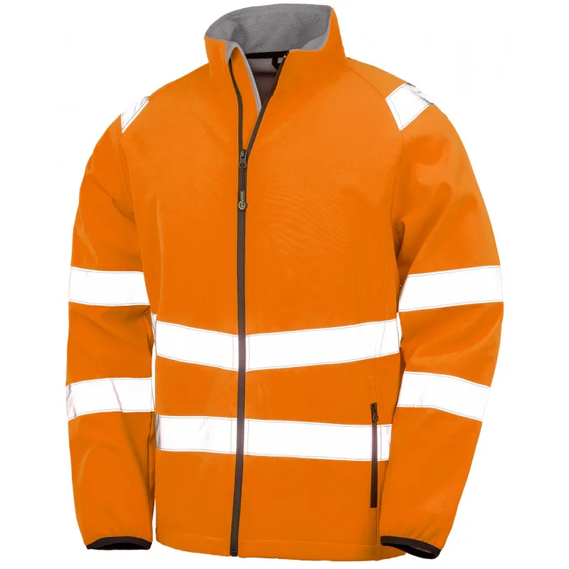 Recycled 2-Layer Printable Safety Softshell Recycled 2-Layer Printable Safety Softshell