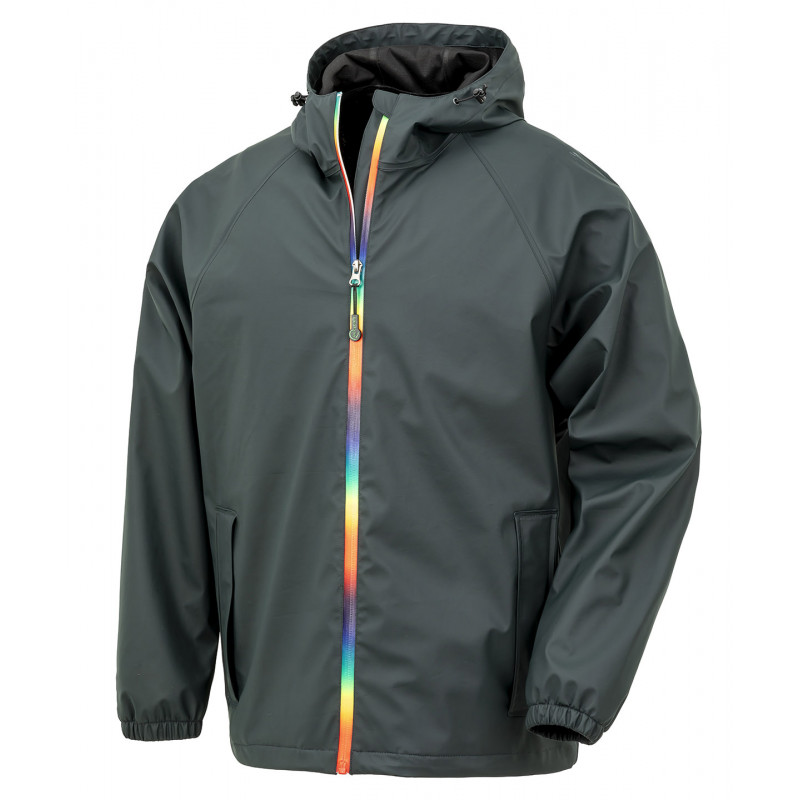 Prism Pu Waterproof Jacket With Recycled Backing