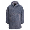 The Ribbon Oversized Cosy Reversible Shaggy Sherpa Hoodie