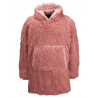 The Ribbon Oversized Cosy Reversible Shaggy Sherpa Hoodie