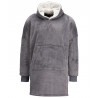 The Ribbon Oversized Cosy Reversible Sherpa Hoodie