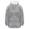 The Kids Ribbon Oversized Cosy Reversible Sherpa Hoodie